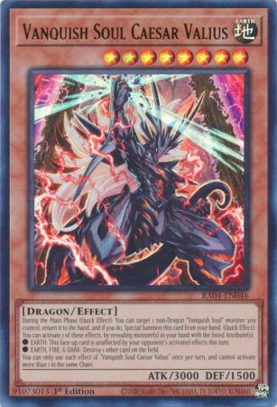 Vanquish Soul Caesar Valius - RA04-EN046 - Ultra Rare - 1st Edition