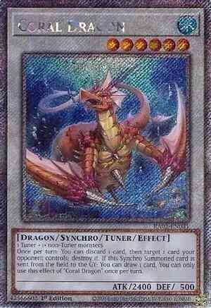 Coral Dragon - RA02-EN031 - Platinum Secret Rare - 1st Edition