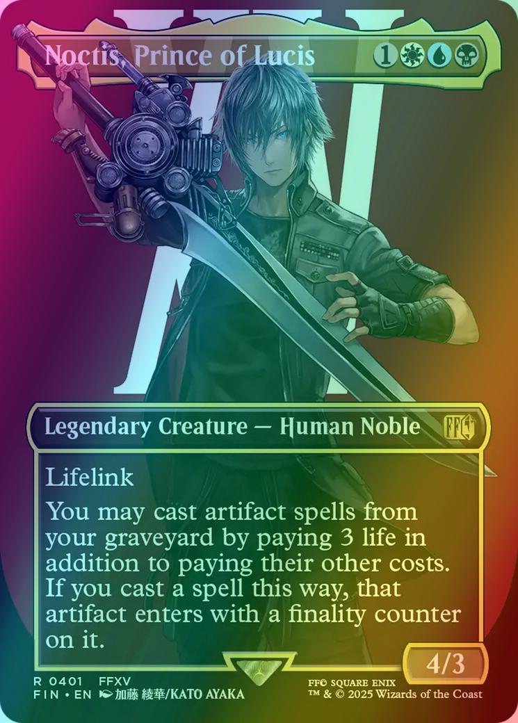 mtg noctis card Final Fantasy Variants: Noctis, Prince of Lucis (0500