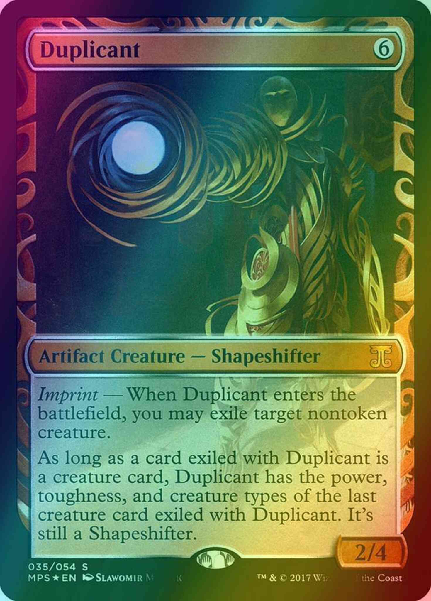 duplicant card mtg allow you to target any creature (MTG) BaxaArt All cards will be carefully packed for safe transit Magic The Gathering Commander 2021