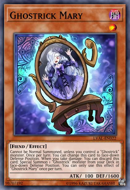 Ghostrick Mary - LVAL-EN022 - Super Rare