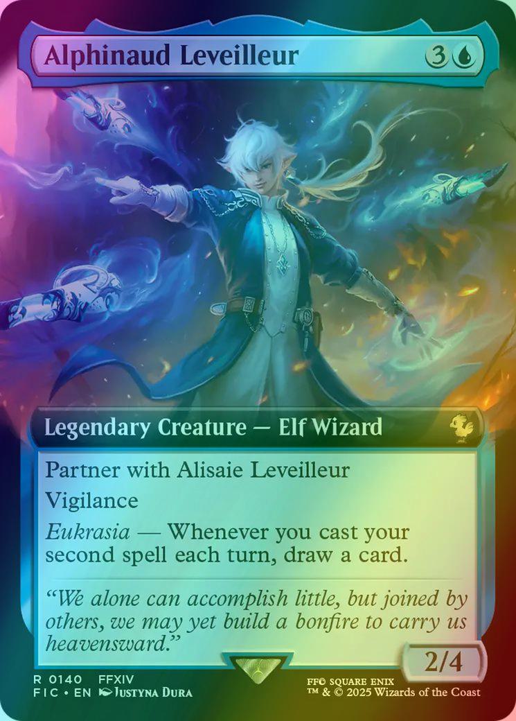 Alphinaud Leveilleur [140] [Extended Art] [FINAL FANTASY: Commander] [Foil]  – Face to Face Games