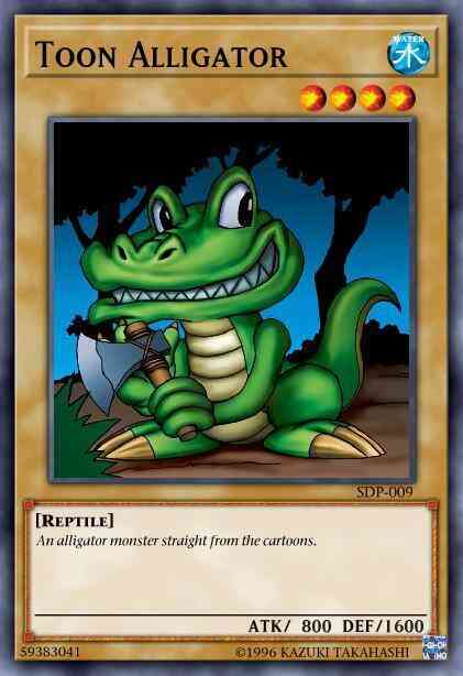Toon Alligator - SS01-ENC02 - Common - 1st Edition