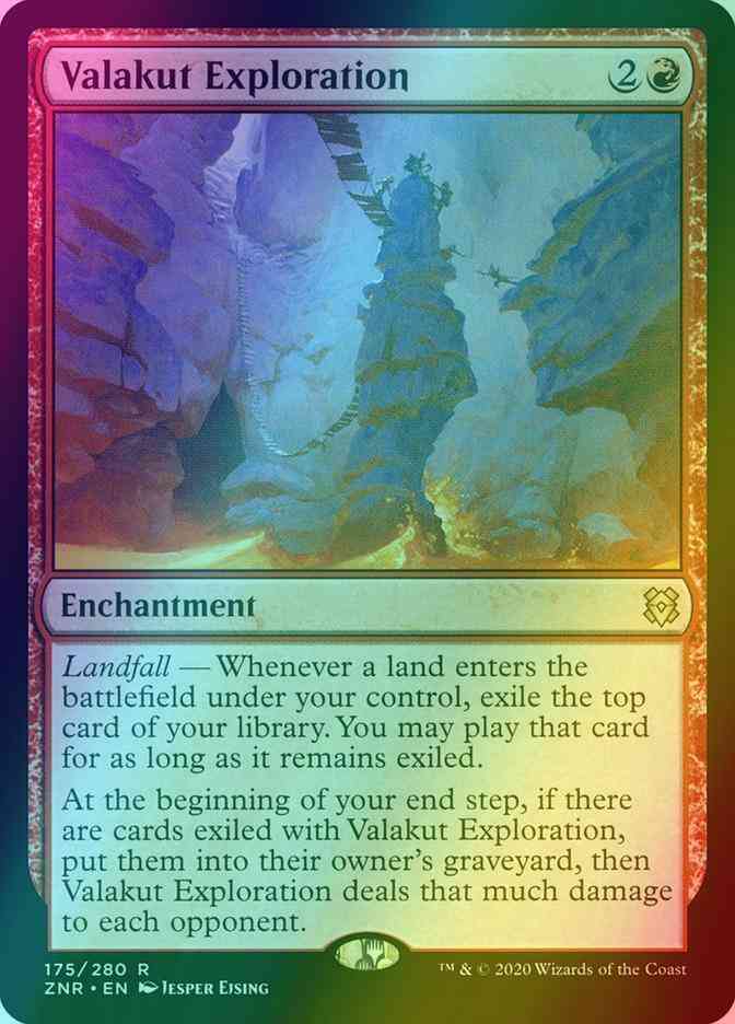 Valakut Exploration [175] [Zendikar Rising] [Foil] – Face to Face Games