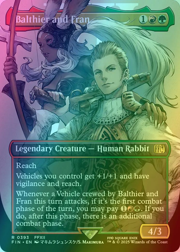 Balthier and Fran [393] [Borderless] [Character] [FINAL FANTASY] [Foil] –  Face to Face Games