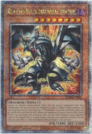 Red-Eyes Black Fullmetal Dragon - ROTA-EN005 - Quarter Century Secret Rare - 1st Edition