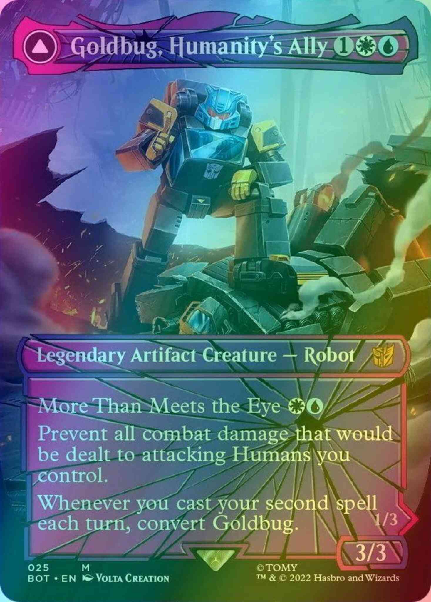 Goldbug, Humanity's Ally // Goldbug, Scrappy Scout [25