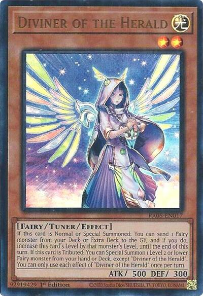 Diviner of the Herald - RA05-EN017 - Ultra Rare - 1st Edition