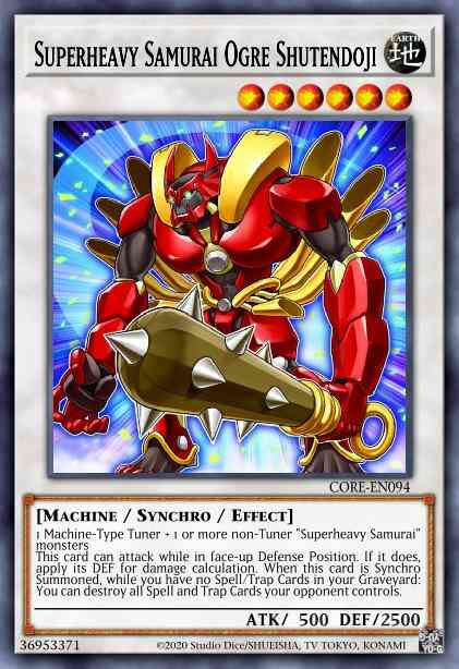 Superheavy Samurai Ogre Shutendoji - CORE-EN094 - Super Rare - 1st Edition
