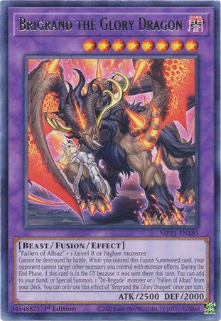 Brigrand the Glory Dragon - MP21-EN185 - Rare - 1st Edition