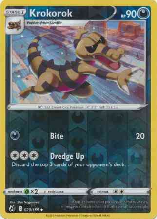 pokemon card krokorok Krokorok - 079/159