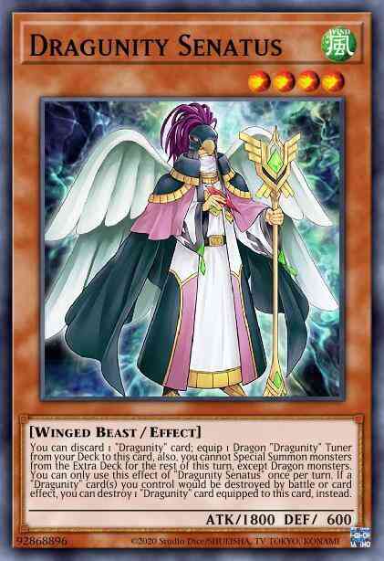Dragunity Senatus - CYHO-EN016 - Super Rare - 1st Edition
