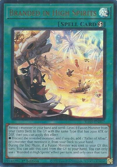 Branded in High Spirits - RA05-EN067 - Ultra Rare - 1st Edition