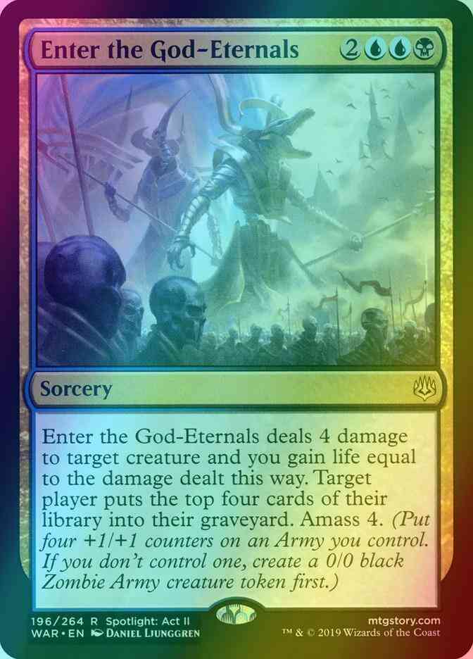 mtg sultai cards Enter the God-Eternals [196] [War of the Spark] [Foil] – Face to Face Games