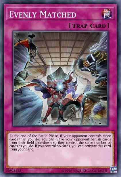 Evenly Matched - CIBR-EN077 - Secret Rare - 1st Edition