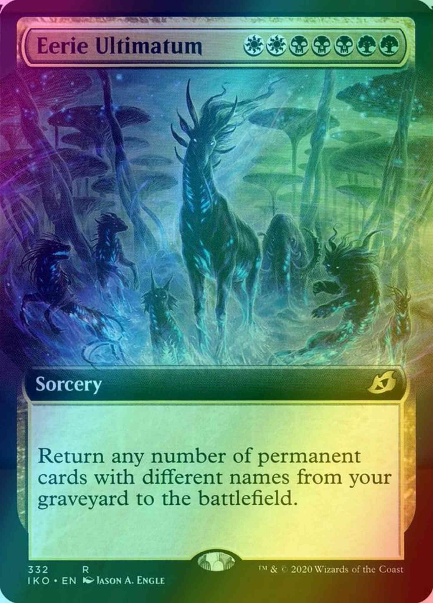 eerie cards mtg Eerie Ultimatum [332] [Extended Art] [Ikoria: Lair of Behemoths] [Foil] –  Face to Face Games
