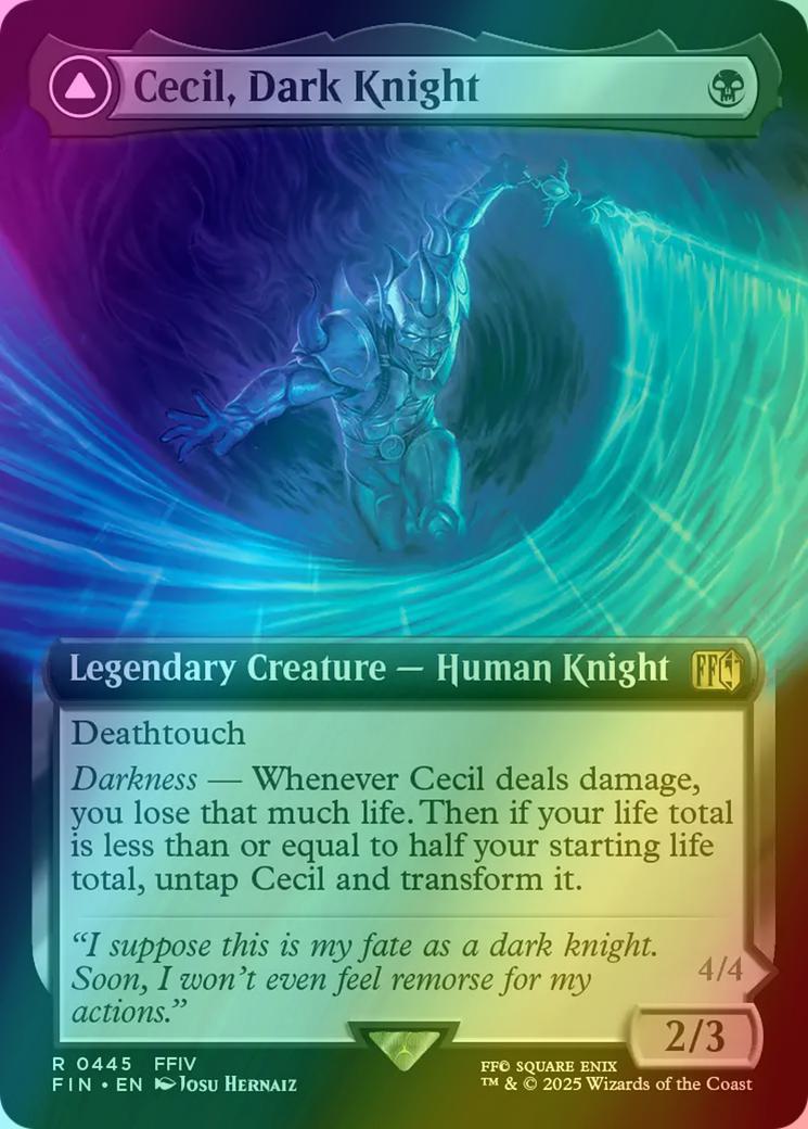 mtg cecil final fantasy Cecil, Dark Knight