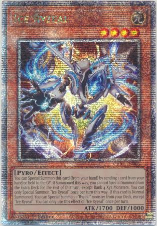 Ice Ryzeal - CRBR-EN003 - Quarter Century Secret Rare - 1st Edition