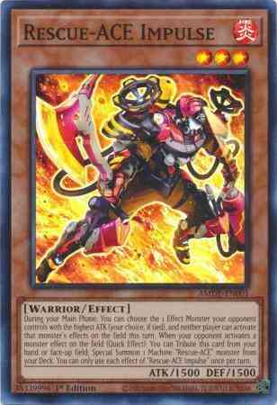 Rescue-ACE Impulse - AMDE-EN001 - Super Rare - 1st Edition