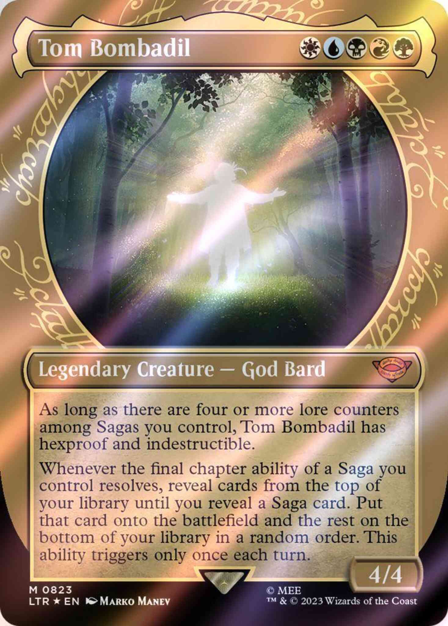 mtg warp card Tom Bombadil [823] [Ring Showcase] [The Lord of the Rings: Tales of  Middle-earth] [Surge Foil] – Face to Face Games
