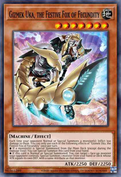 Gizmek Uka, the Festive Fox of Fecundity - ETCO-EN031 - Secret Rare - 1st Edition