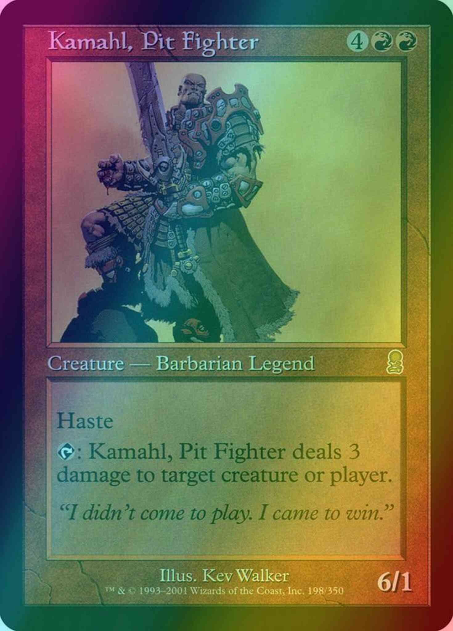 Kamahl, Pit Fighter [198] [Odyssey] [Foil] – Face to Face Games