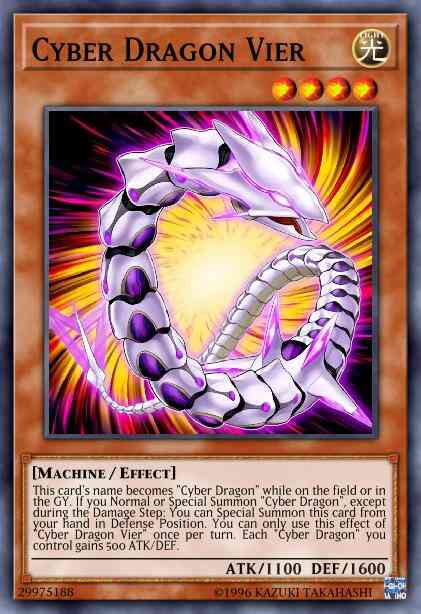 Cyber Dragon Vier - MP19-EN085 - Common - 1st Edition