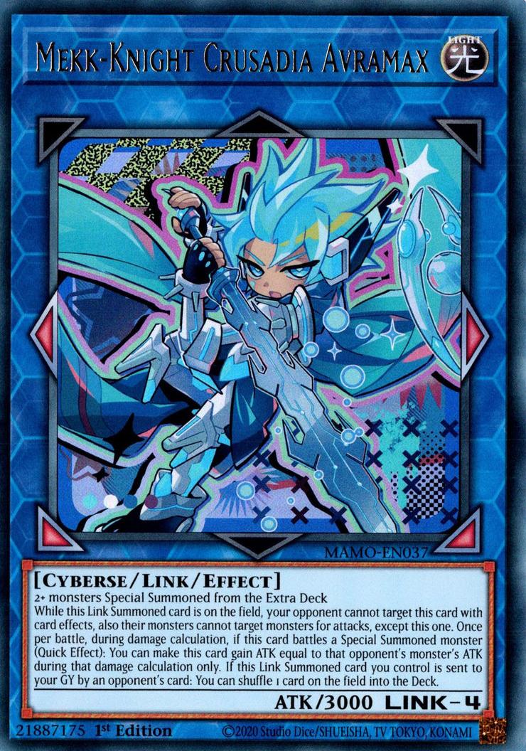 Mekk-Knight Crusadia Avramax - MAMO-EN037 - Ultra Rare - 1st Edition