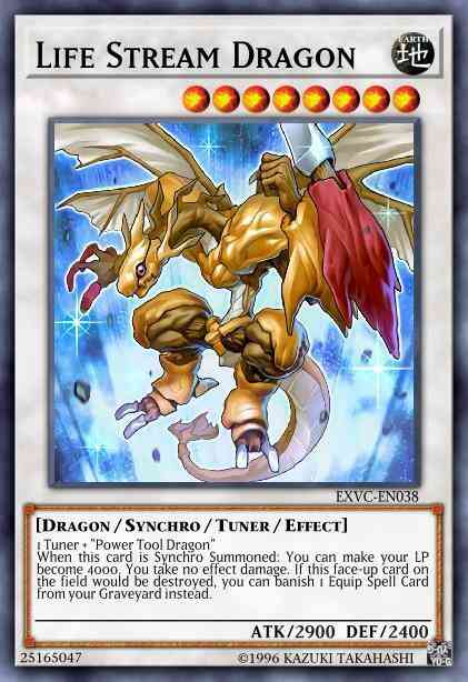 Life Stream Dragon - EXVC-EN038 - Ultra Rare - 1st Edition