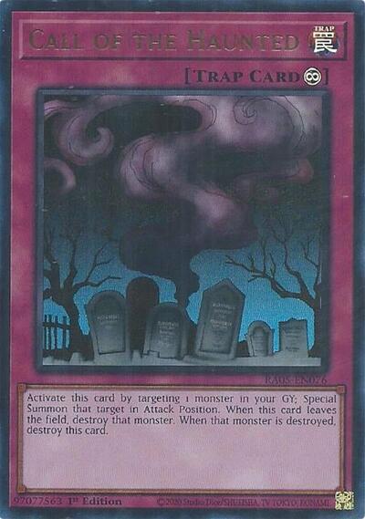 Call of the Haunted - RA05-EN076 - Ultra Rare - 1st Edition