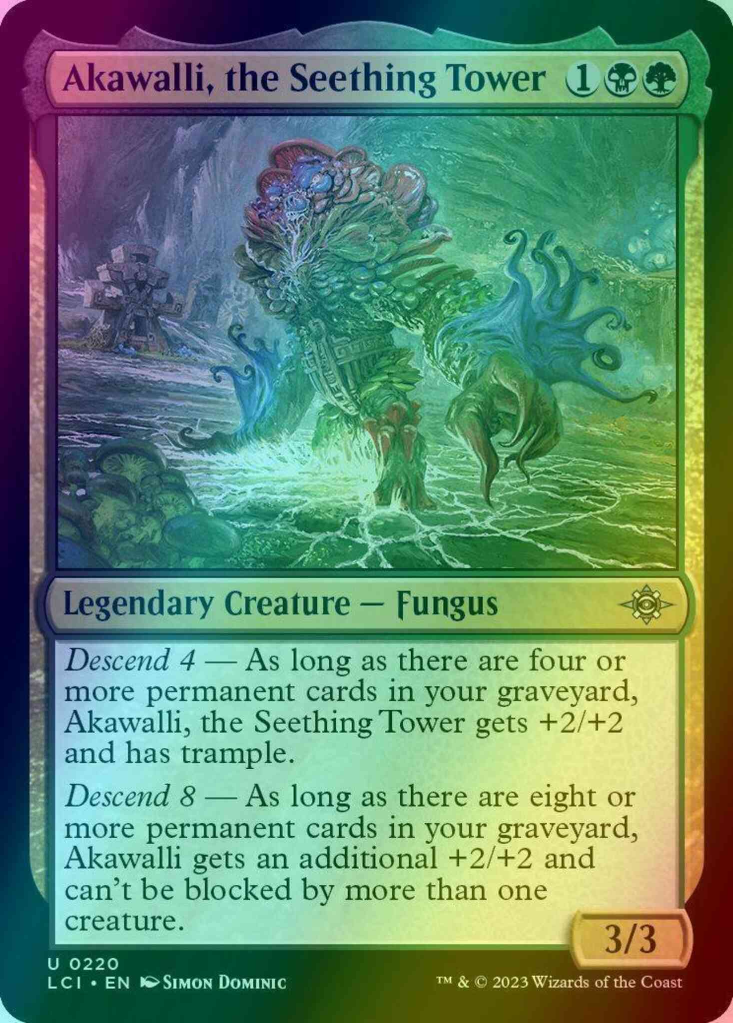 Akawalli, the Seething Tower [220] [The Lost Caverns of Ixalan] [Foil] –  Face to Face Games