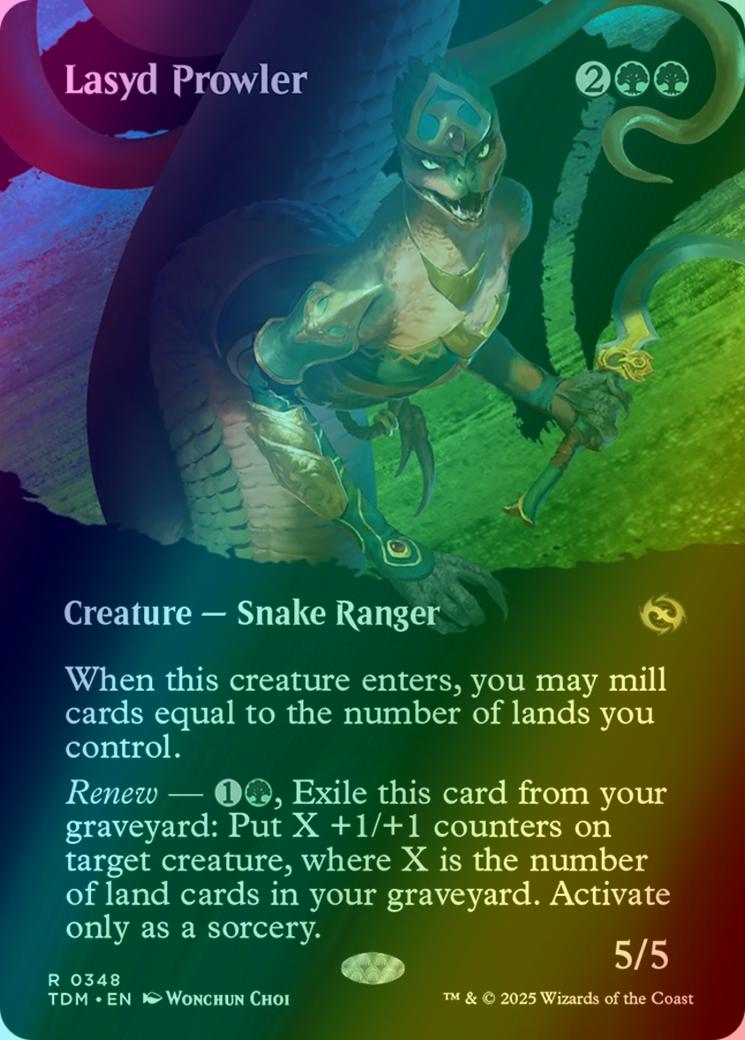 Lasyd Prowler [348] [Borderless] [Clan] [Tarkir: Dragonstorm] [Foil] – Face  to Face Games