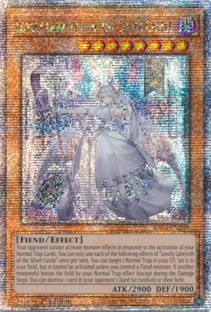 Lovely Labrynth of the Silver Castle - RA04-EN295 - Quarter Century Secret Rare - 1st Edition