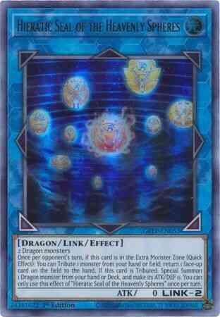 Hieratic Seal of the Heavenly Spheres - GFTP-EN053 - Ultra Rare - 1st Edition