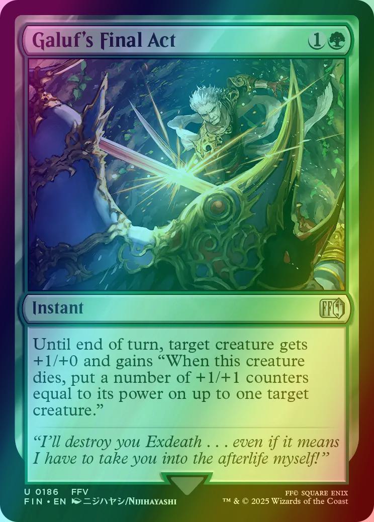 Galuf's Final Act [186] [FINAL FANTASY] [Foil] – Face to Face Games