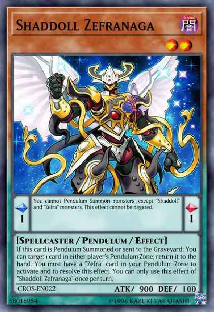 Shaddoll Zefranaga - SDSH-EN010 - Common - 1st Edition