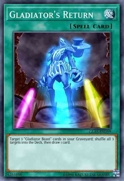 Gladiator's Return - LCGX-EN255 - Rare - Unlimited