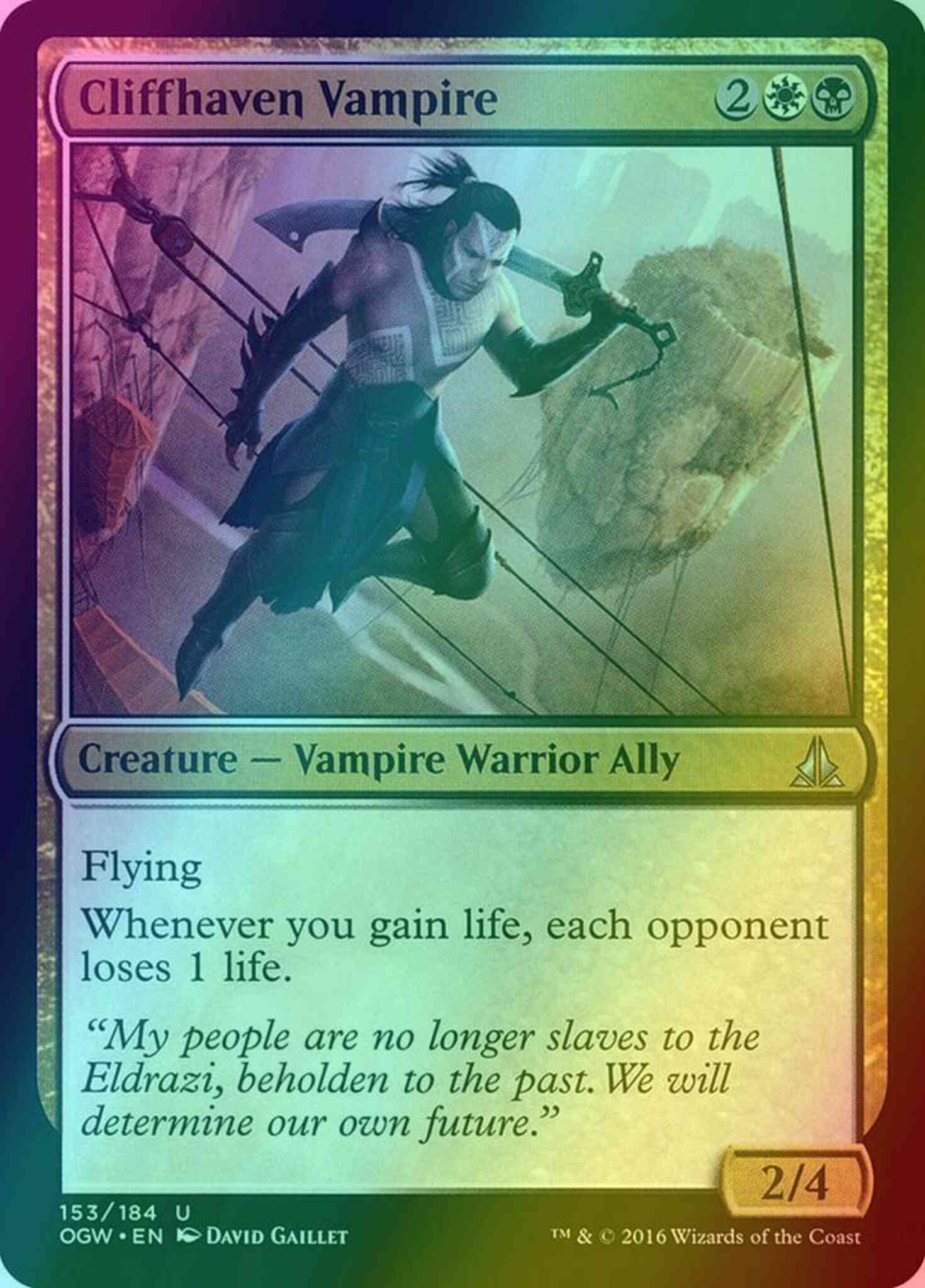 Cliffhaven Vampire [153] [Oath of the Gatewatch] [Foil] – Face to Face Games