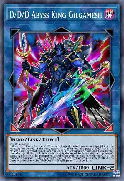 D/D/D Abyss King Gilgamesh - DUOV-EN004 - Ultra Rare - 1st Edition