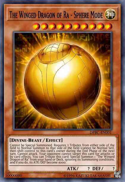 The Winged Dragon of Ra - Sphere Mode - DUPO-EN045 - Ultra Rare - 1st Edition