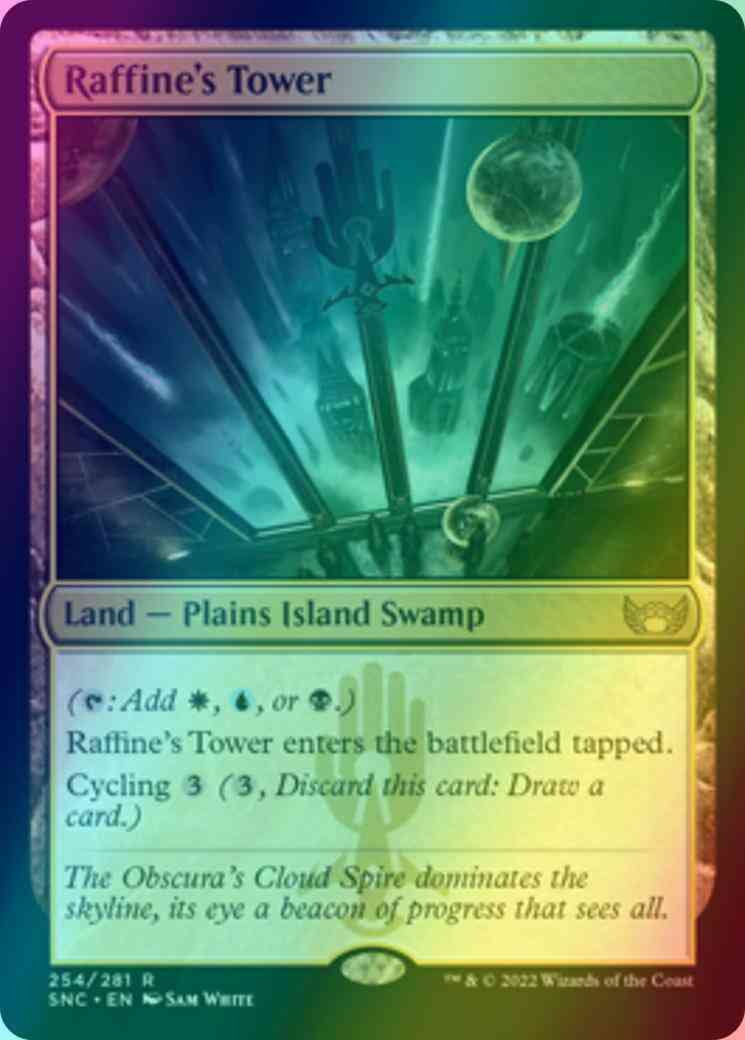Raffine's Tower [254] [Streets of New Capenna] [Foil] – Face to