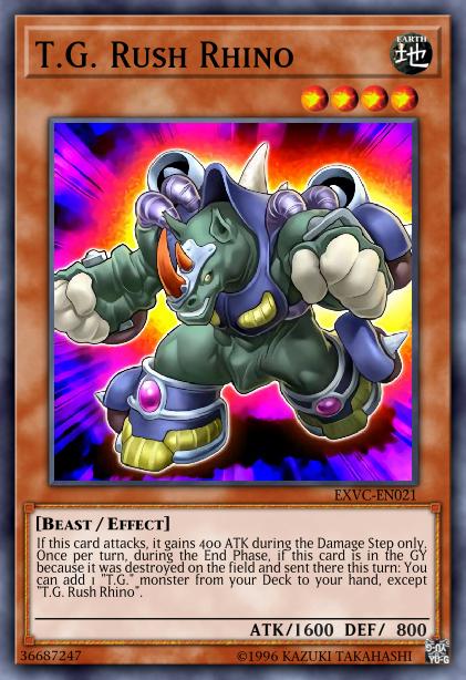 T.G. Rush Rhino - LC5D-EN210 - Ultra Rare - 1st Edition