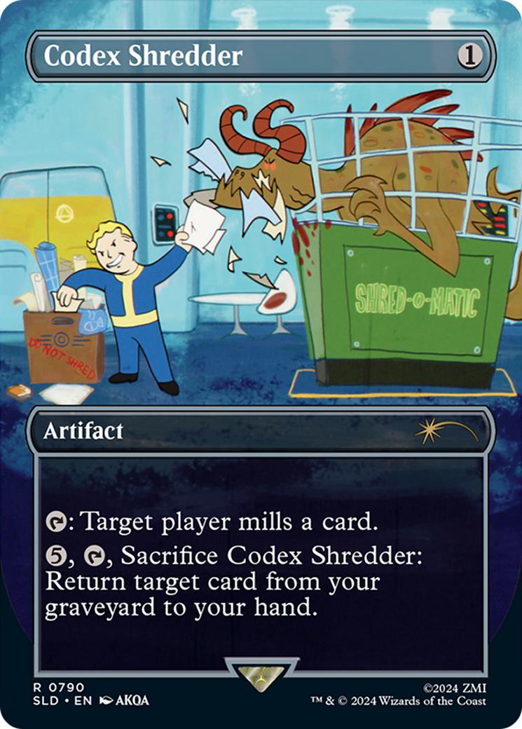 Codex Shredder [0790] [Borderless] [Fallout: S.P.E.C.I.A.L.] [Secret Lair  Drop] [Foil] – Face to Face Games