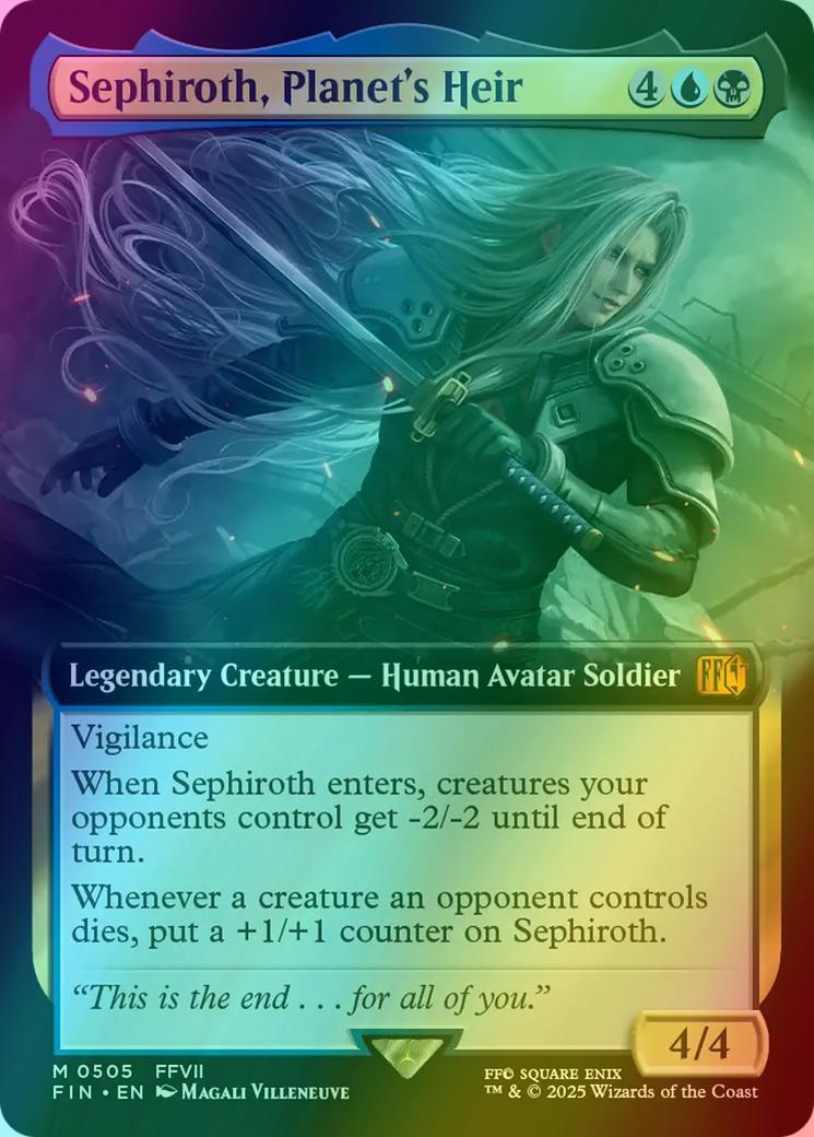 Sephiroth, Planet's Heir [505] [Extended Art] [FINAL FANTASY] [Foil] – Face to Face Games