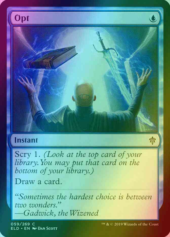 Opt [59] [Throne of Eldraine] [Foil] – Face to Face Games