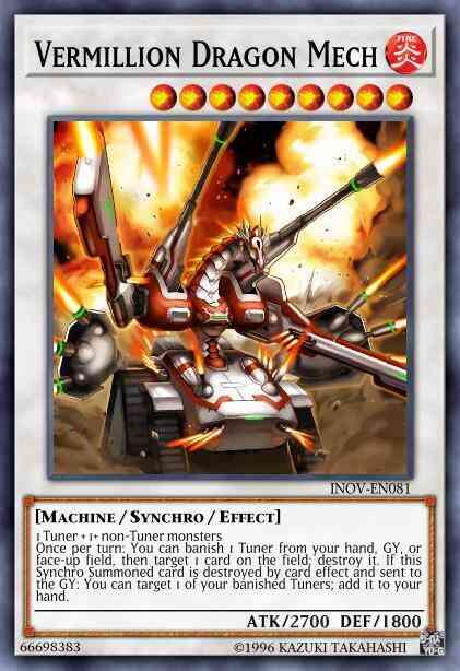 Vermillion Dragon Mech - INOV-EN081 - Secret Rare - Unlimited
