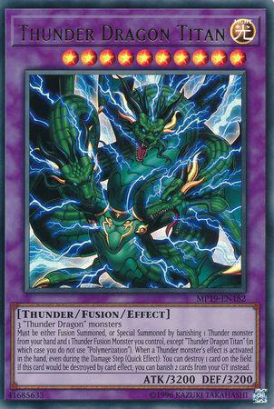 Thunder Dragon Titan - MP19-EN182 - Ultra Rare - Unlimited
