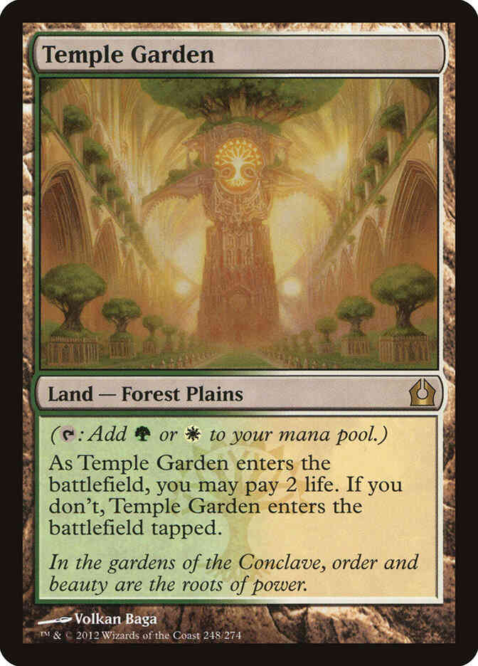 Temple Garden [248] [Return To Ravnica] [Non-Foil] – Face to Face