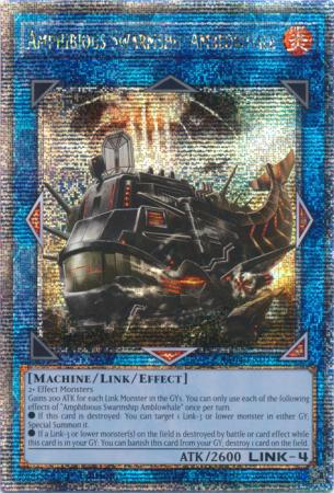 Amphibious Swarmship Amblowhale - RA04-EN077 - Quarter Century Secret Rare - 1st Edition