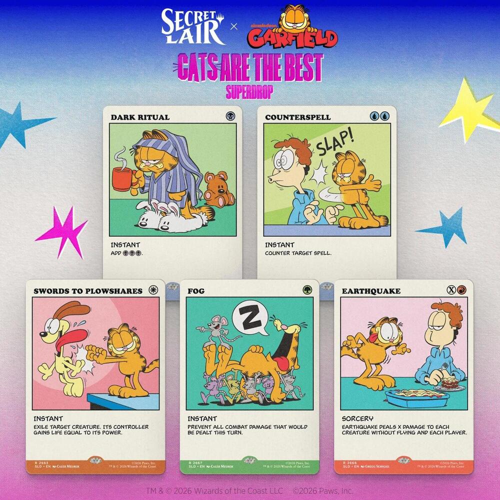 Secret Lair Drop Series - Secret Lair x Garfield: As Intended